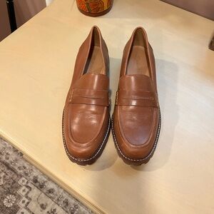 Madewell Brown Leather Loafers
